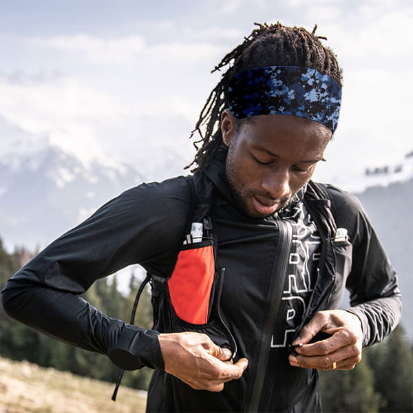 OPASKA NA GŁOWĘ - Niebieska farba Marka Home Druk