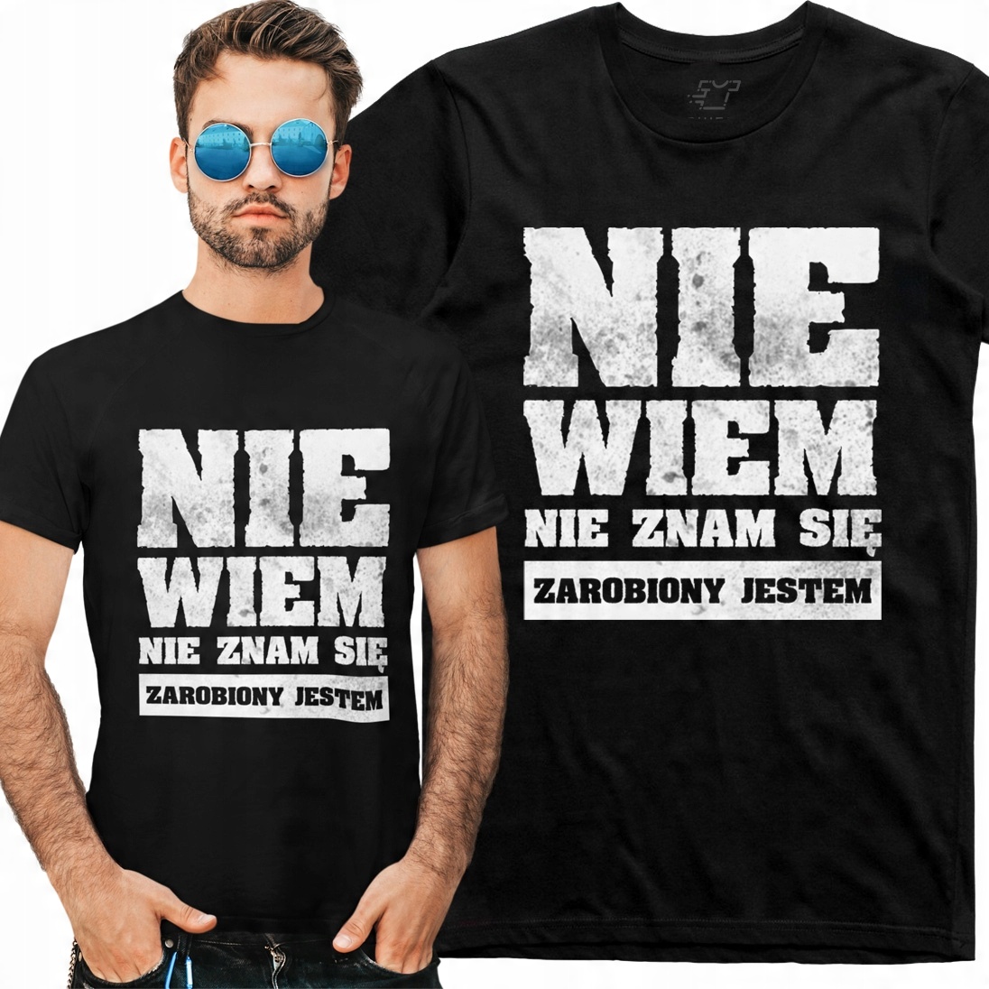 

Koszulka Nie wiem nie znam zarobiony jestem XXL
