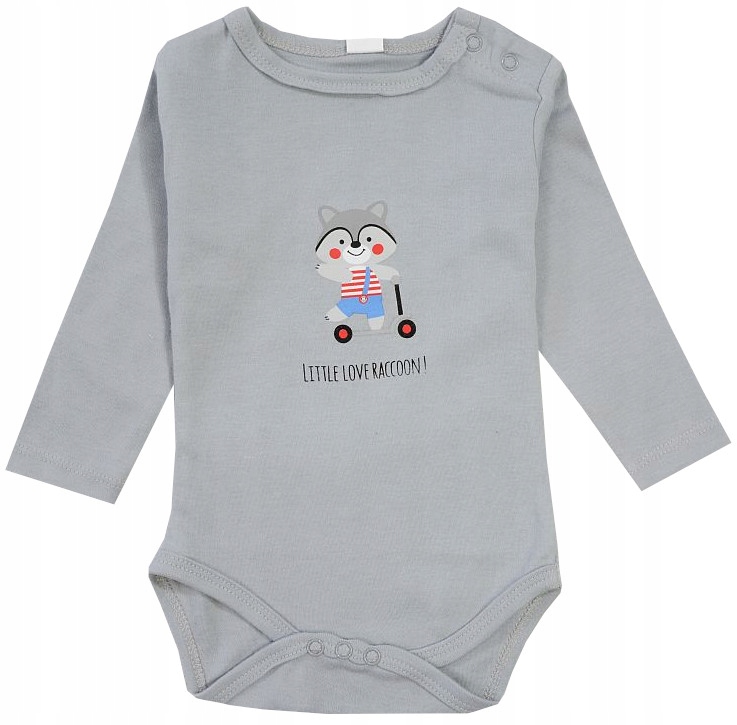 

Breeze Body Długi Rękaw Bawełna popiel 92 J24D