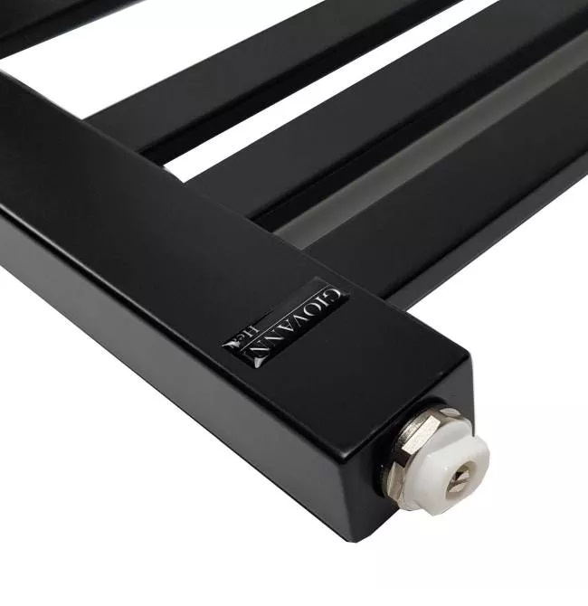 Grzejnik łazienkowy BERYL 115/44 CZARNY MAT Kod producenta BEPLUS115/44CZMP