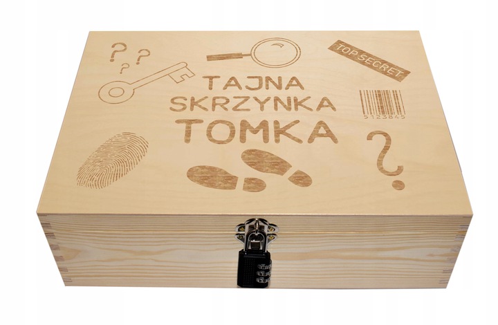 

duża skrzynka na skarby zamykana na kłódkę