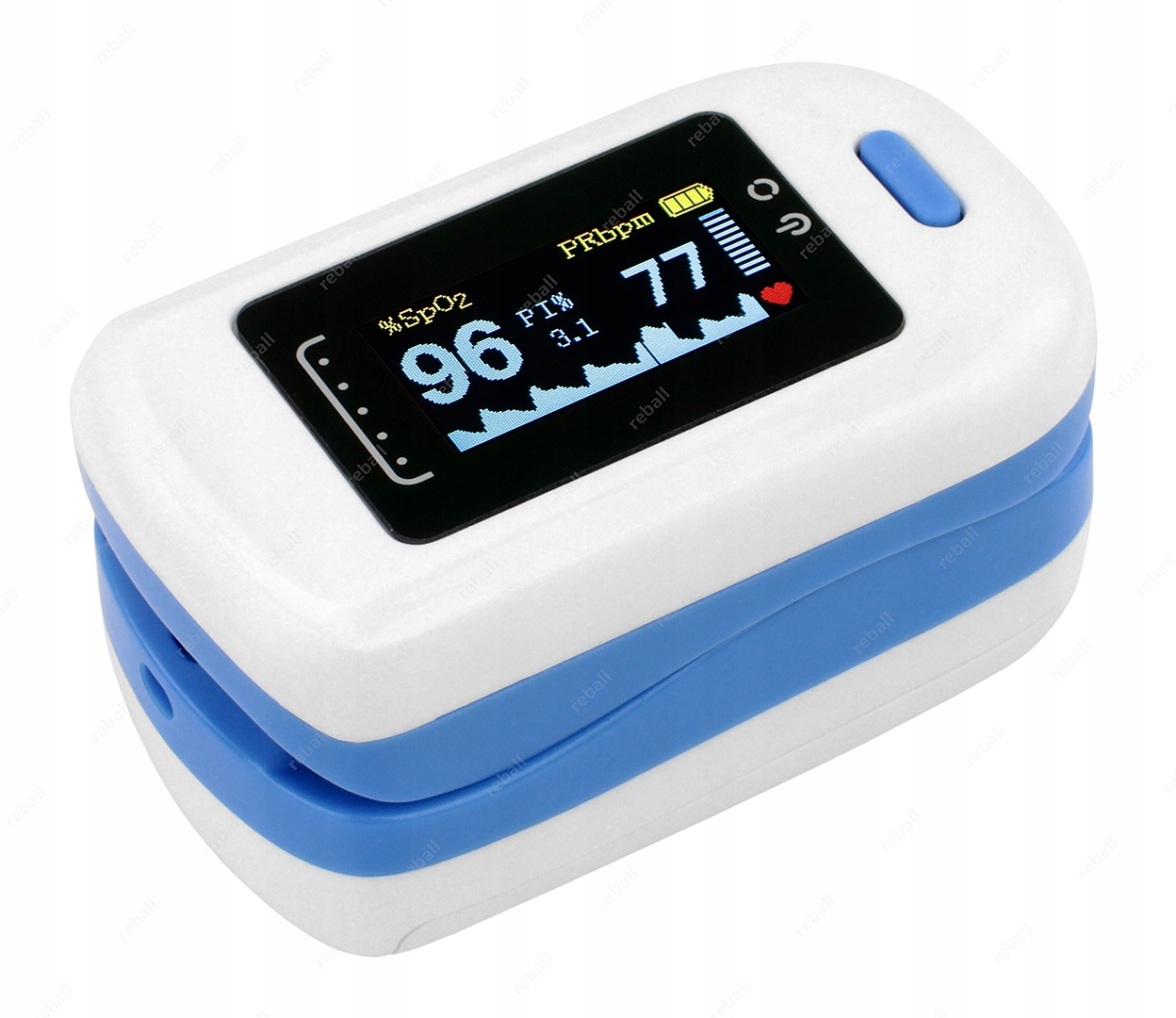 PULSOKSYMETR NAPALCOWY PULSOMETR PRBPM LCD DS101B
