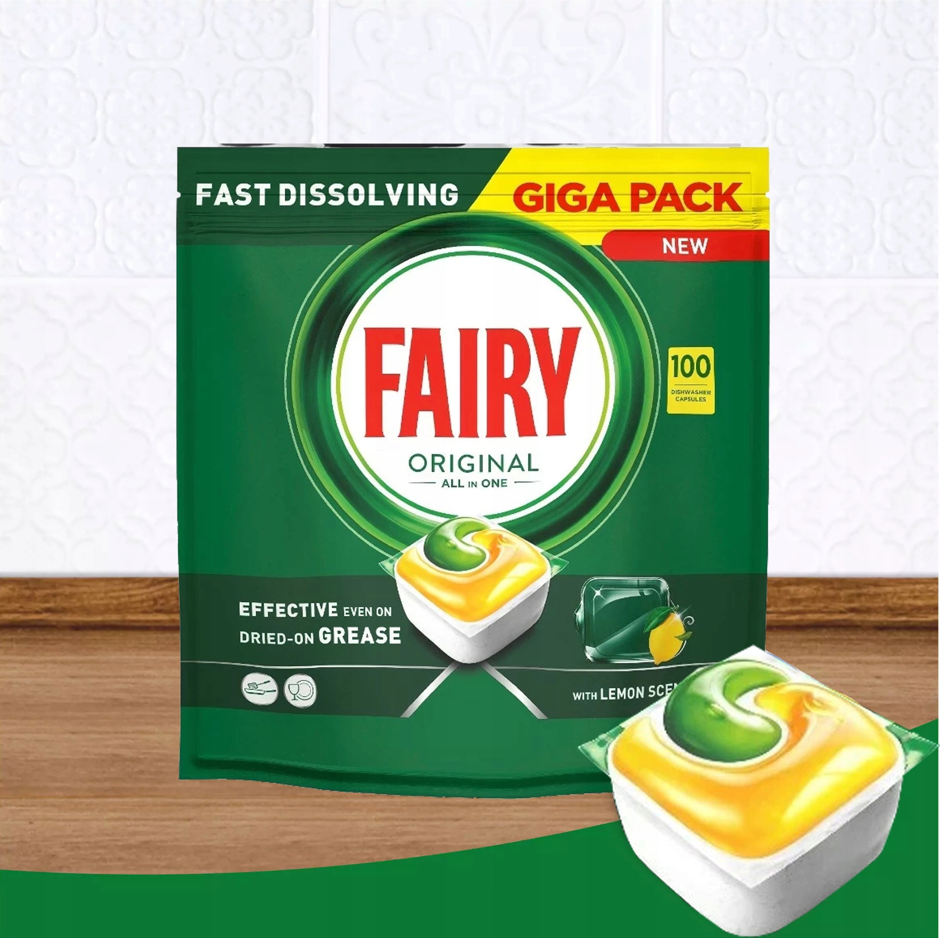 Levně Kapsle do myčky Fairy All In One 100 ks