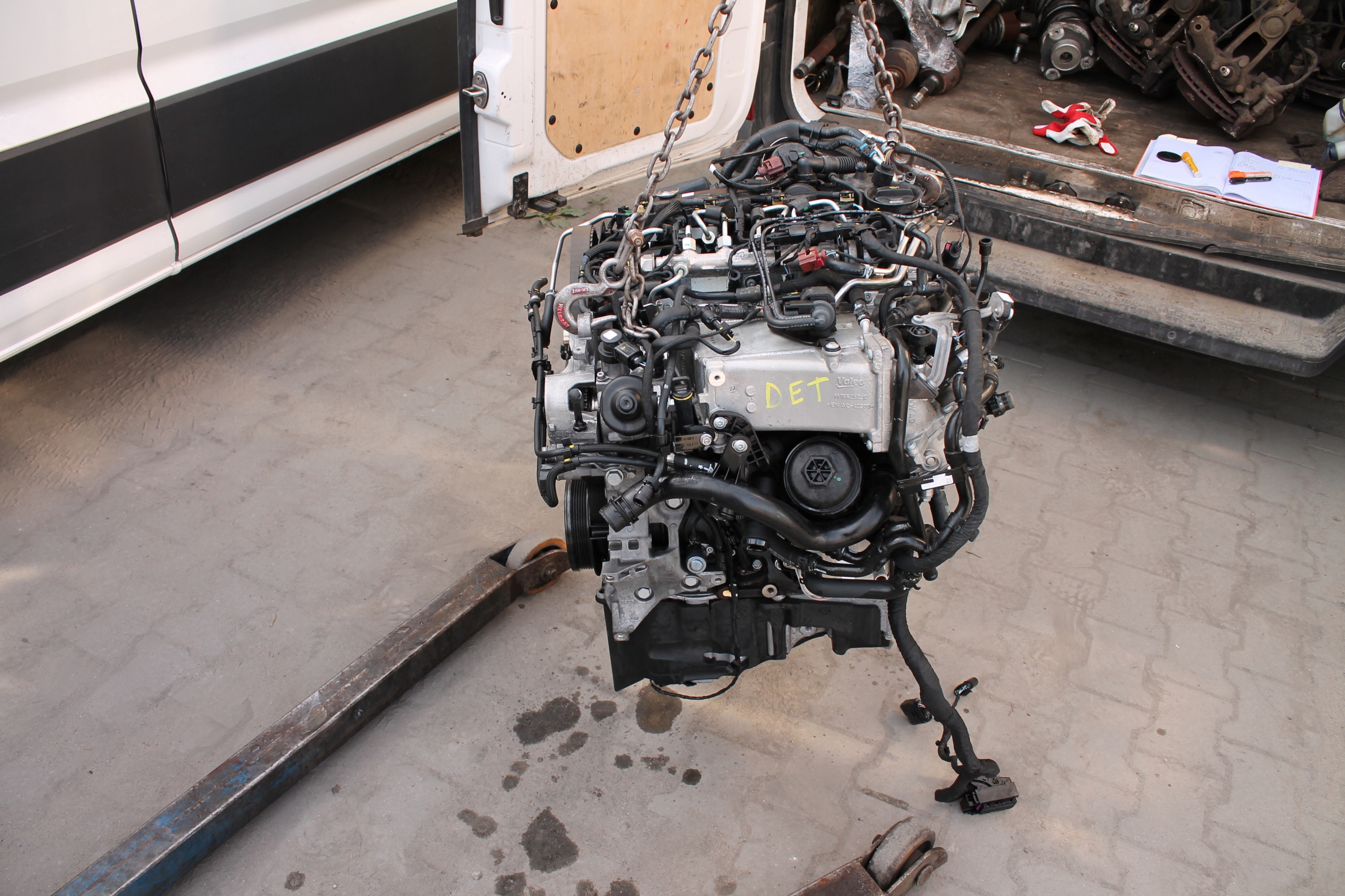 engine complete AUDI 2,0 TDI DET 20 TYSKM