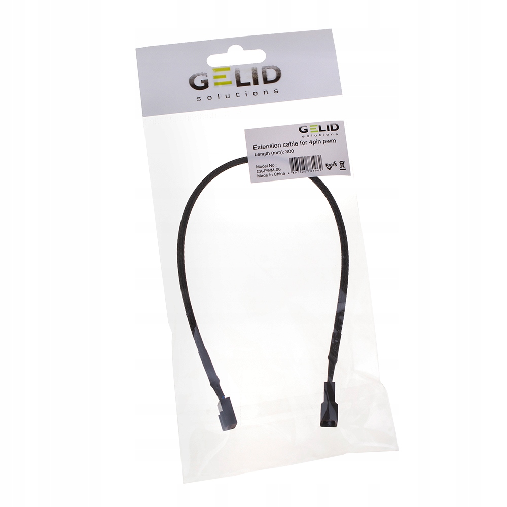 Gelid przedłużacz 4-pin Pwm 30cm (CA-PWM-06) kabel do wentylatora