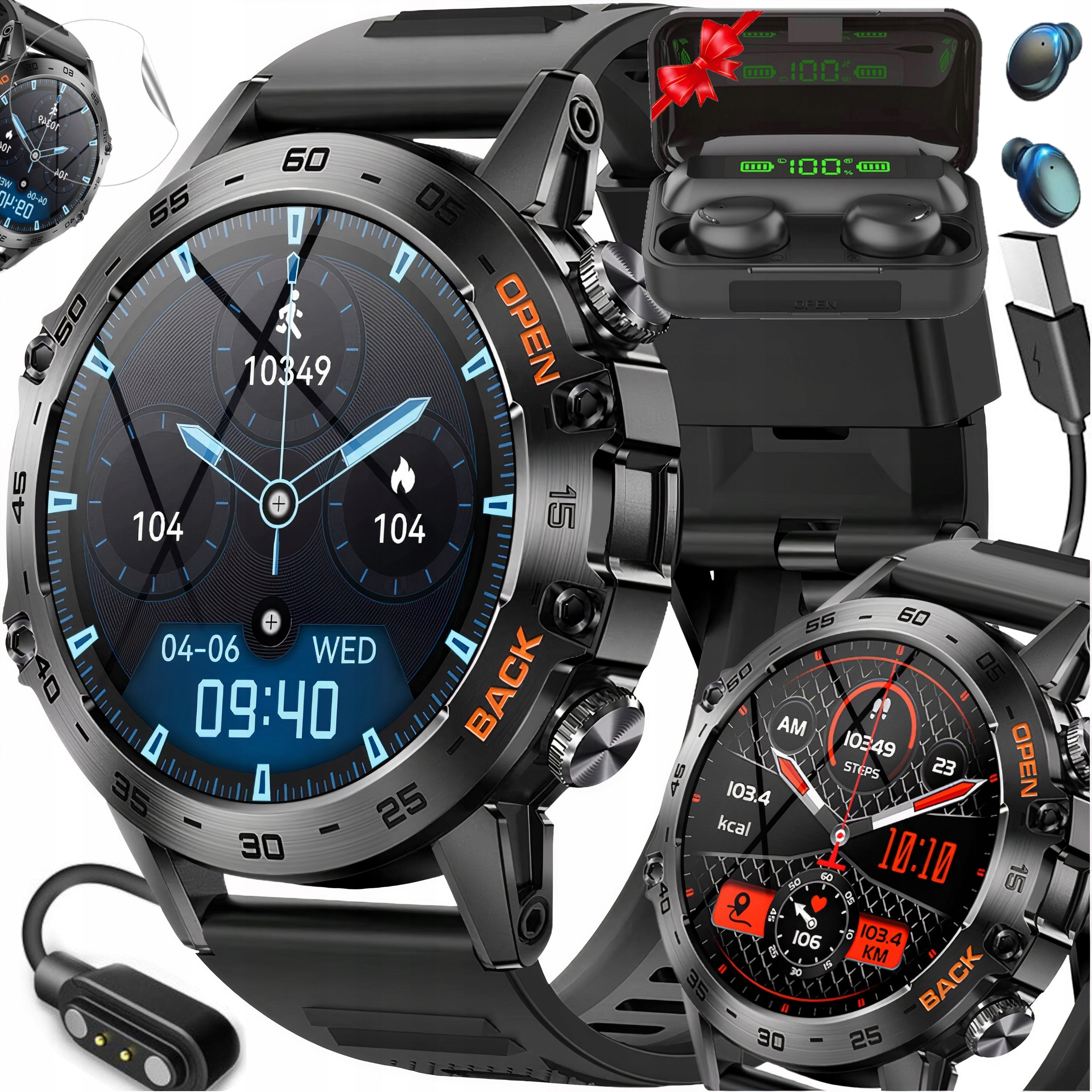 Chytré Hodinky Hodinky Pánské Konverzační Hodinky Vodotěsné Menu Pl sklo sluchátka