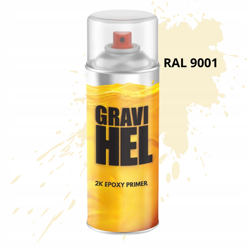 Ral 9001 2K Podkład Epoksydowy Antykorozyjny Do Stali Farba Spray 400ML