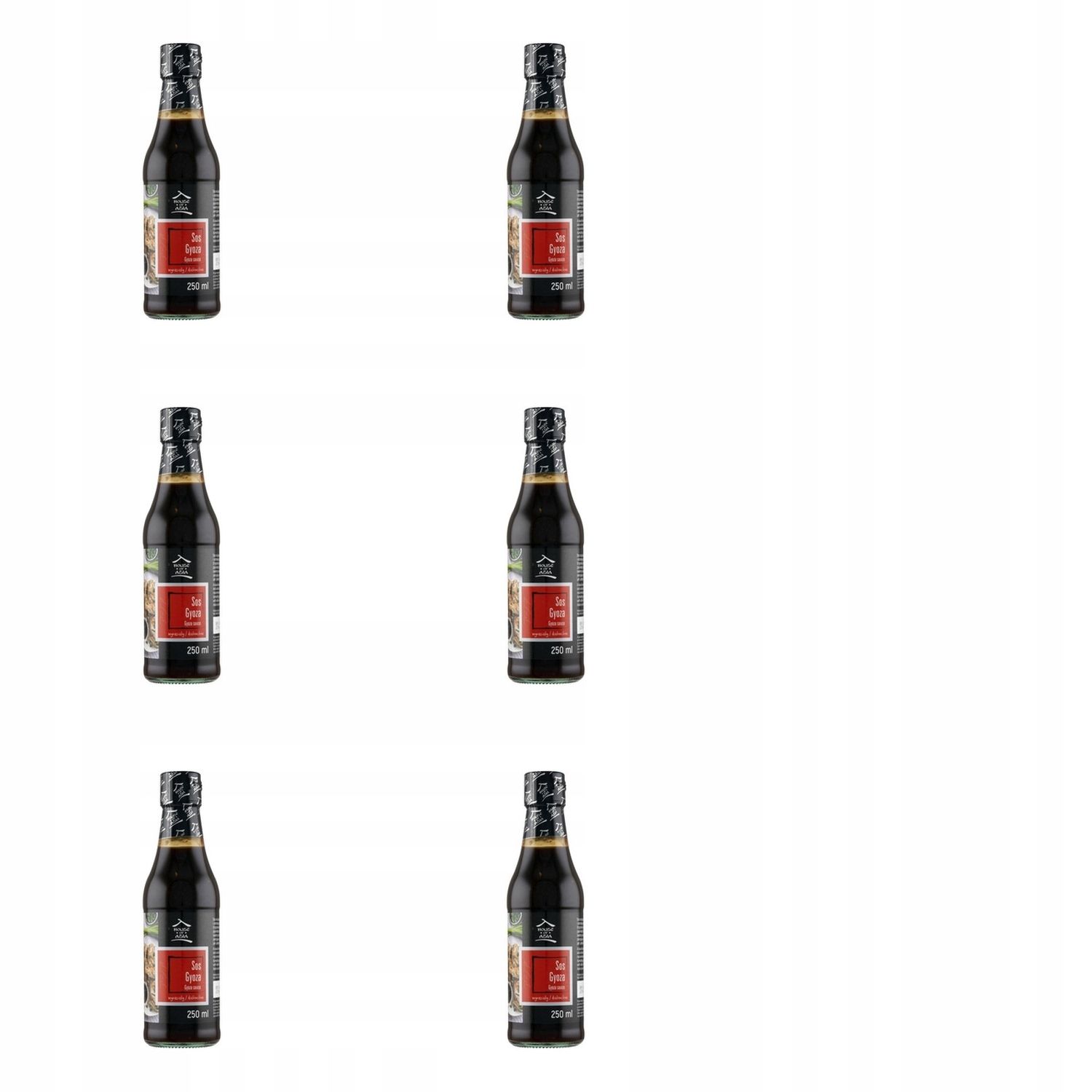 6x 250ml House Of asia sos gyoza Zgrzewka