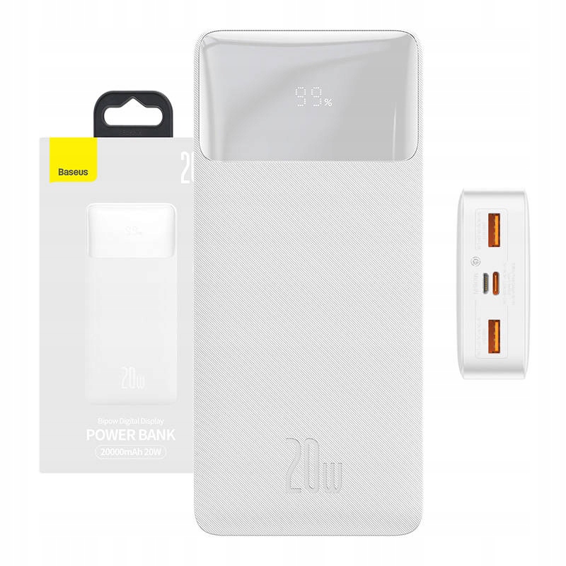 

Powerbank Baseus Bipow 20000MAH, 2XUSB, Usb-c, 20W