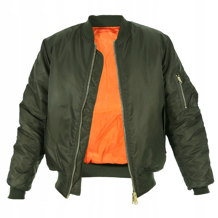 Kurtka Zimowa Bomberka Pilotka Męska Texar MA-1 Flyers Flek Olive 3XL