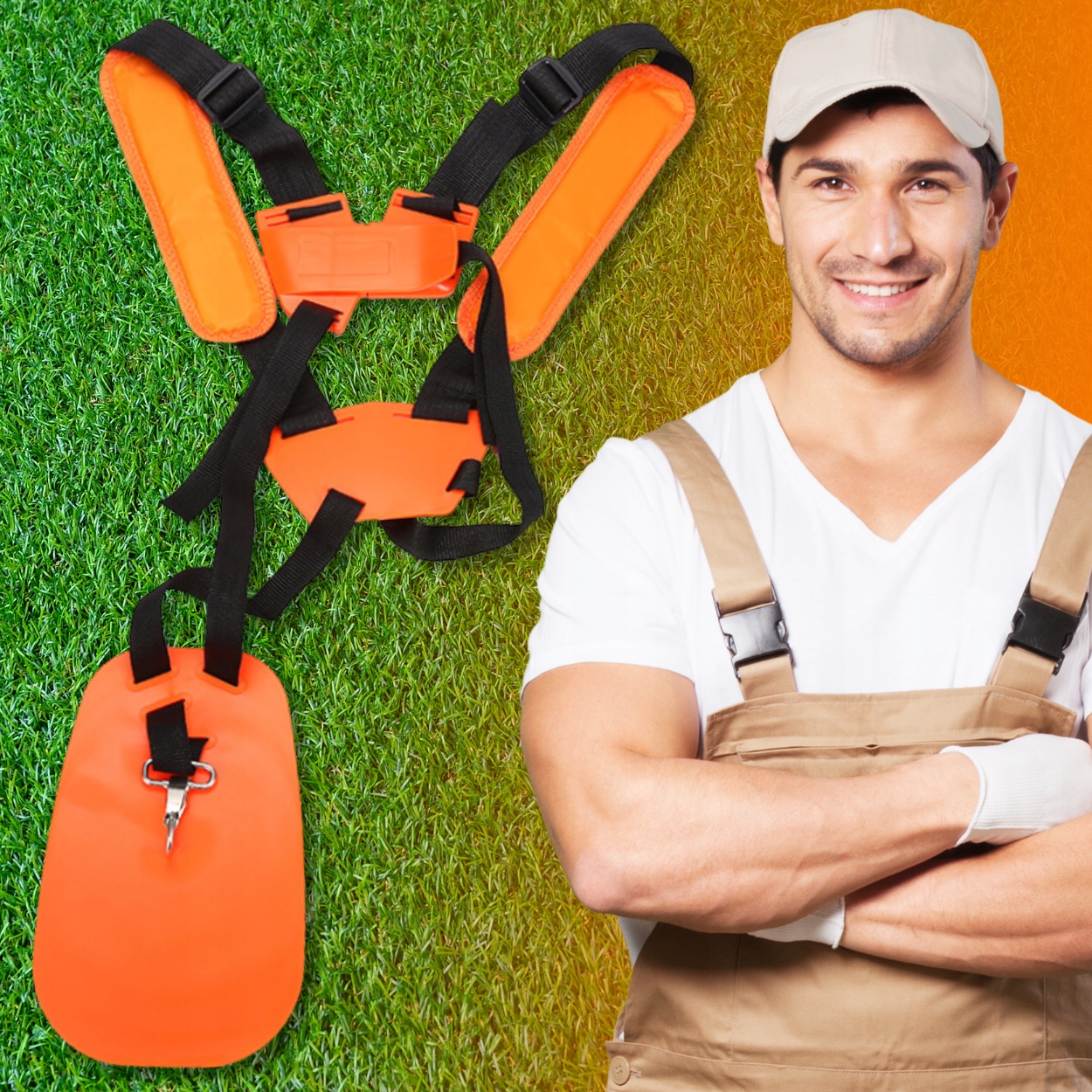 MOCNE SZELKI DO KOSY SPALINOWEJ UPRZĄŻ DO PODKASZARKI PASY REGULOWANE Średnica 20.5 mm