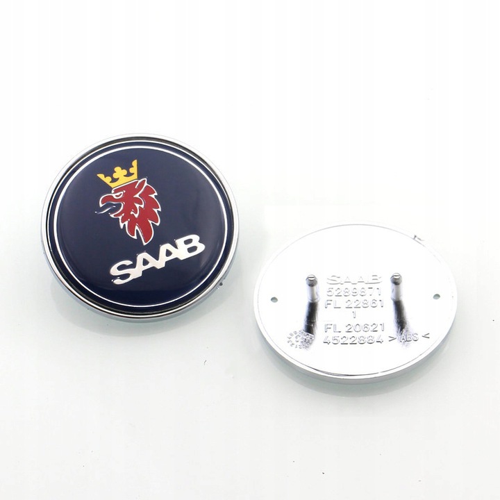 ЕМБЛЕМА ЛОГОТИП ЗНАЧЕК СААБ 50mm