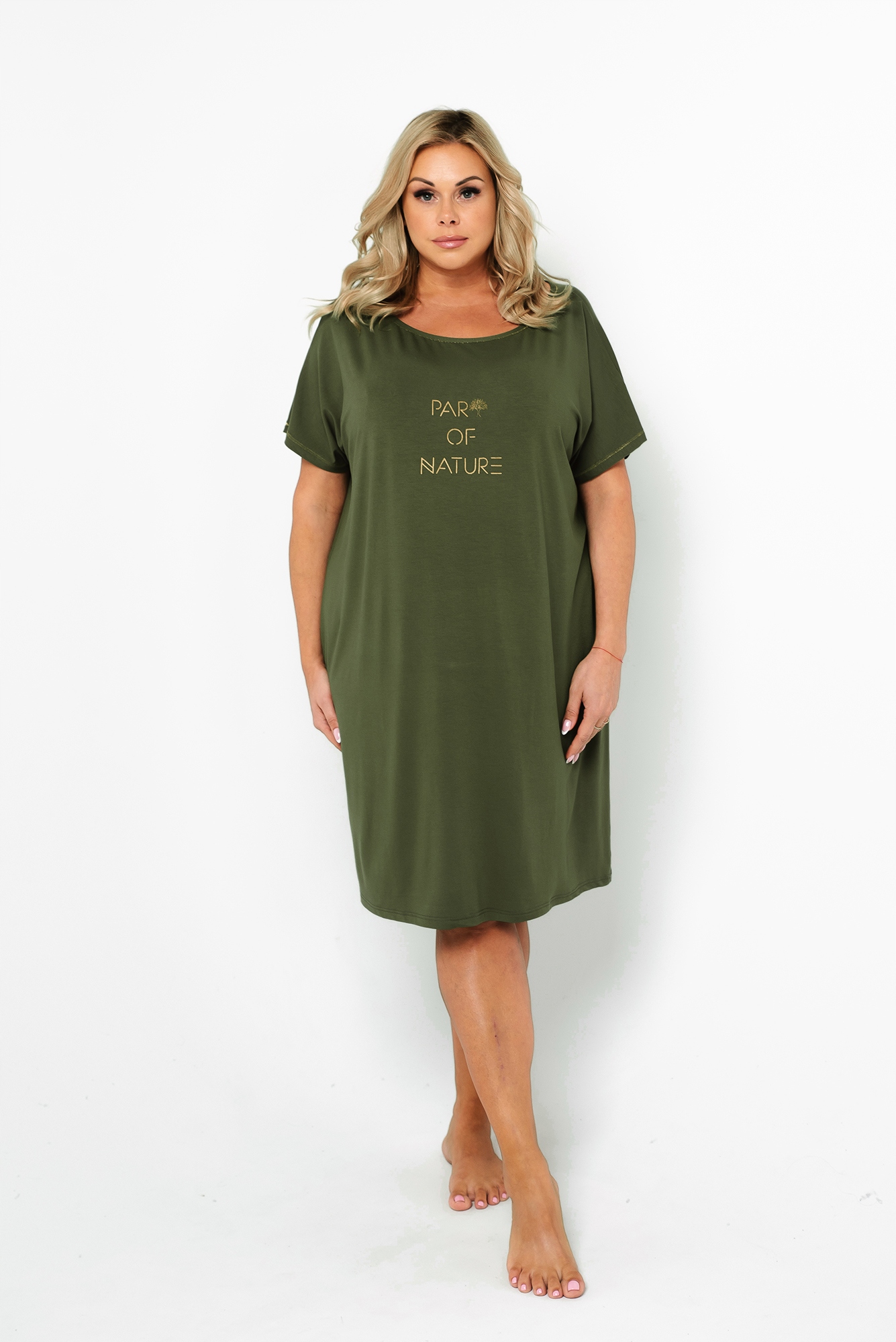 Dámská košile s krátkým rukávem Natura XL Italian Fashion