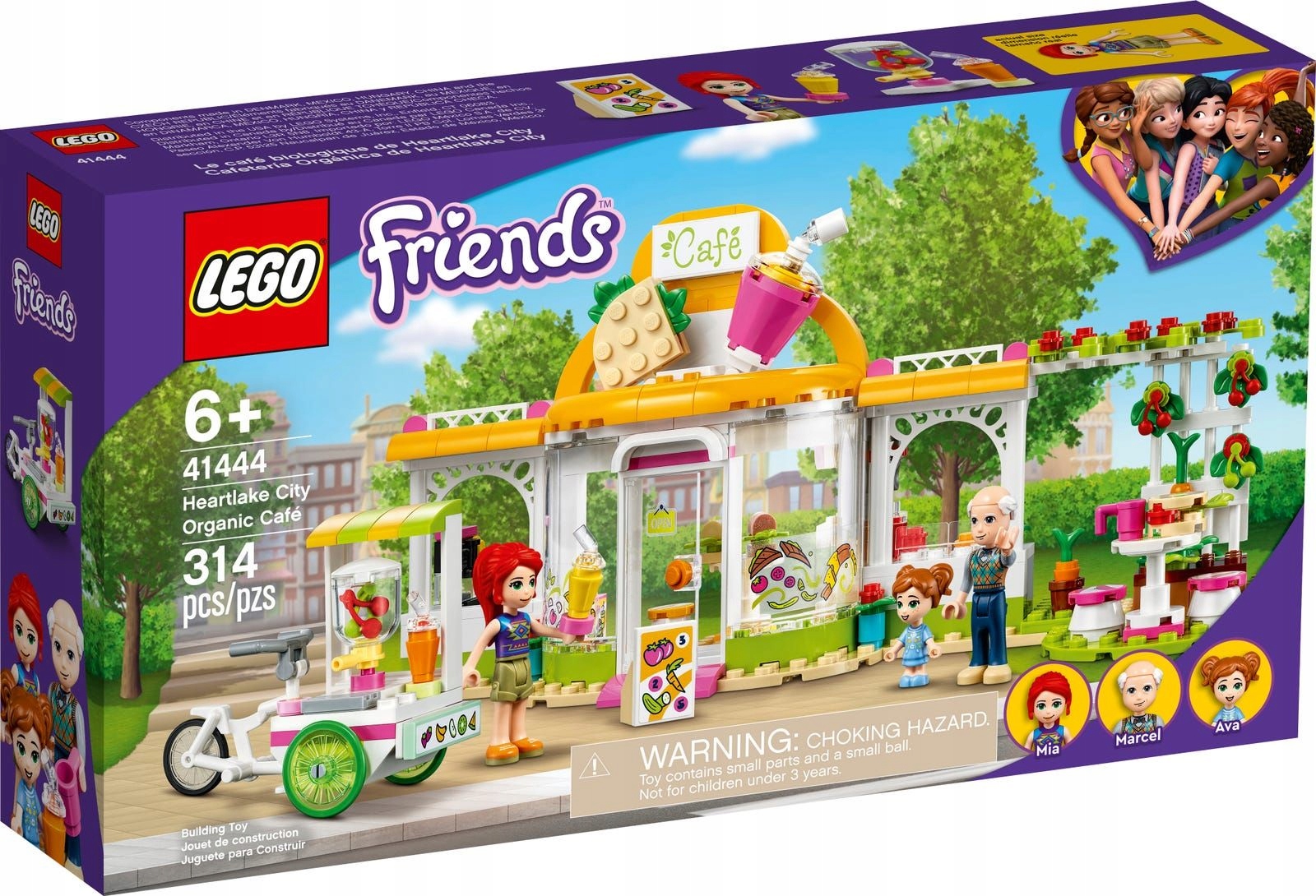 

Klocki Lego Friends 41444 Ekologiczna Kawiarnia