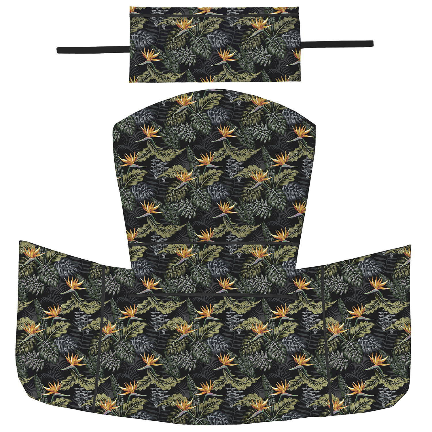 Poszewka Poszewki na Fotel Wiszący Kokon Ogrodowy Zestaw MIX Wzorów