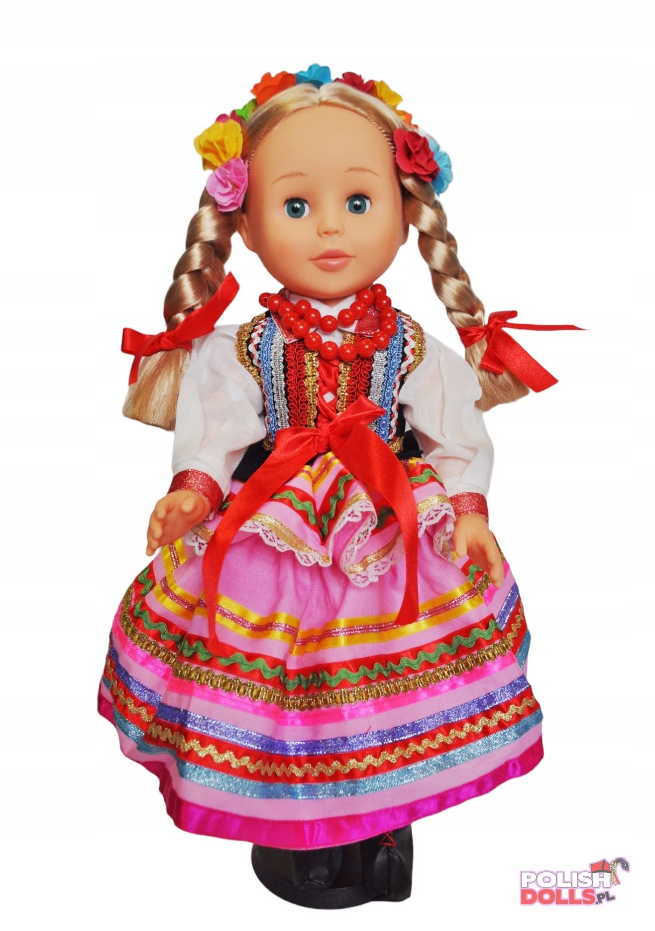 Panenka Lublinianka 45 cm růžová kurýr bonus