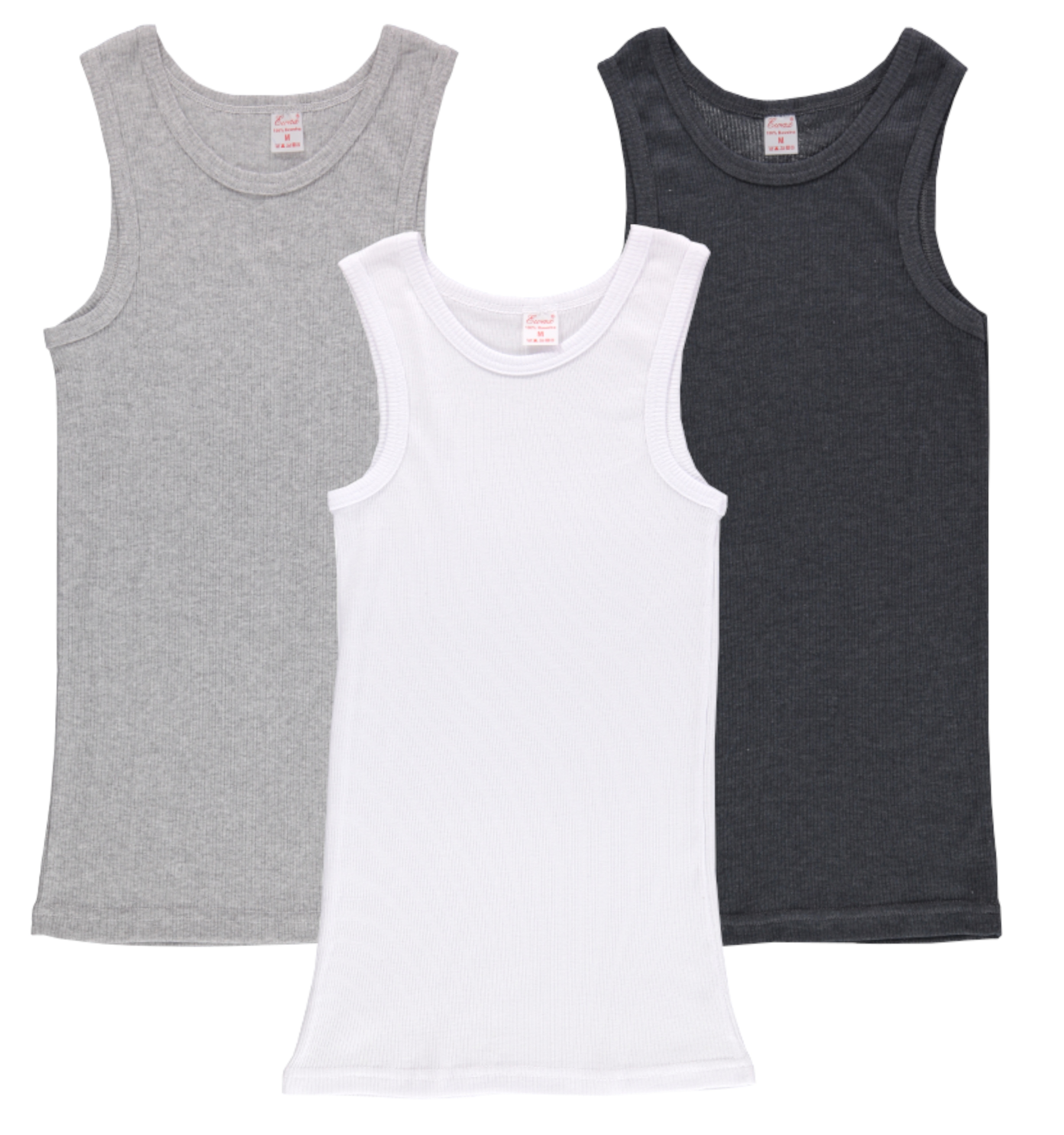 3-PAK PODKOSZULKA MĘSKA POLSKA RAMIĄCZKO PRĄŻEK M