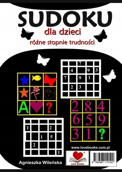 

Sudoku dla dzieci Agnieszka Wileńska Love Books