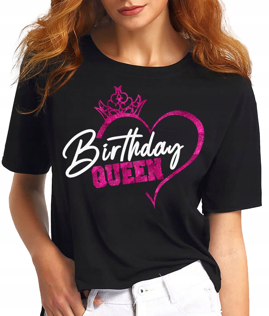 

Koszulka damska Urodziny Birthday Queen Brokat S