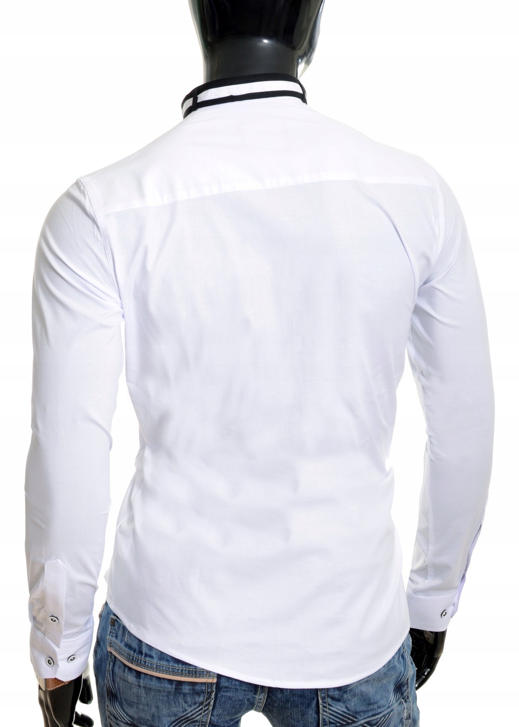 Koszula Męska Stójka Ślub Wesele Elegancka Prezent Rozmiar 3XL