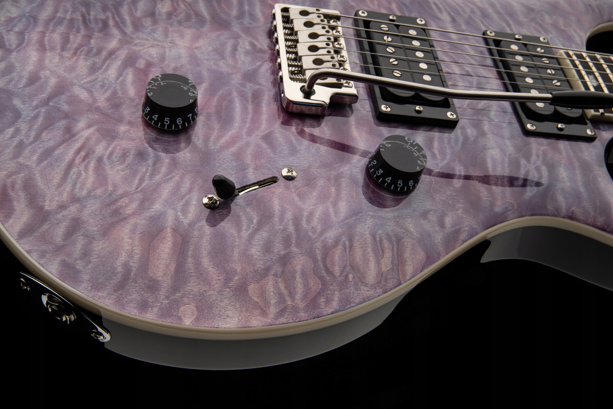 GITARA ELEKTRYCZNA PRS SE CUSTOM 24 QUILT VIOLET Model PRSSECU44QQEIBVI