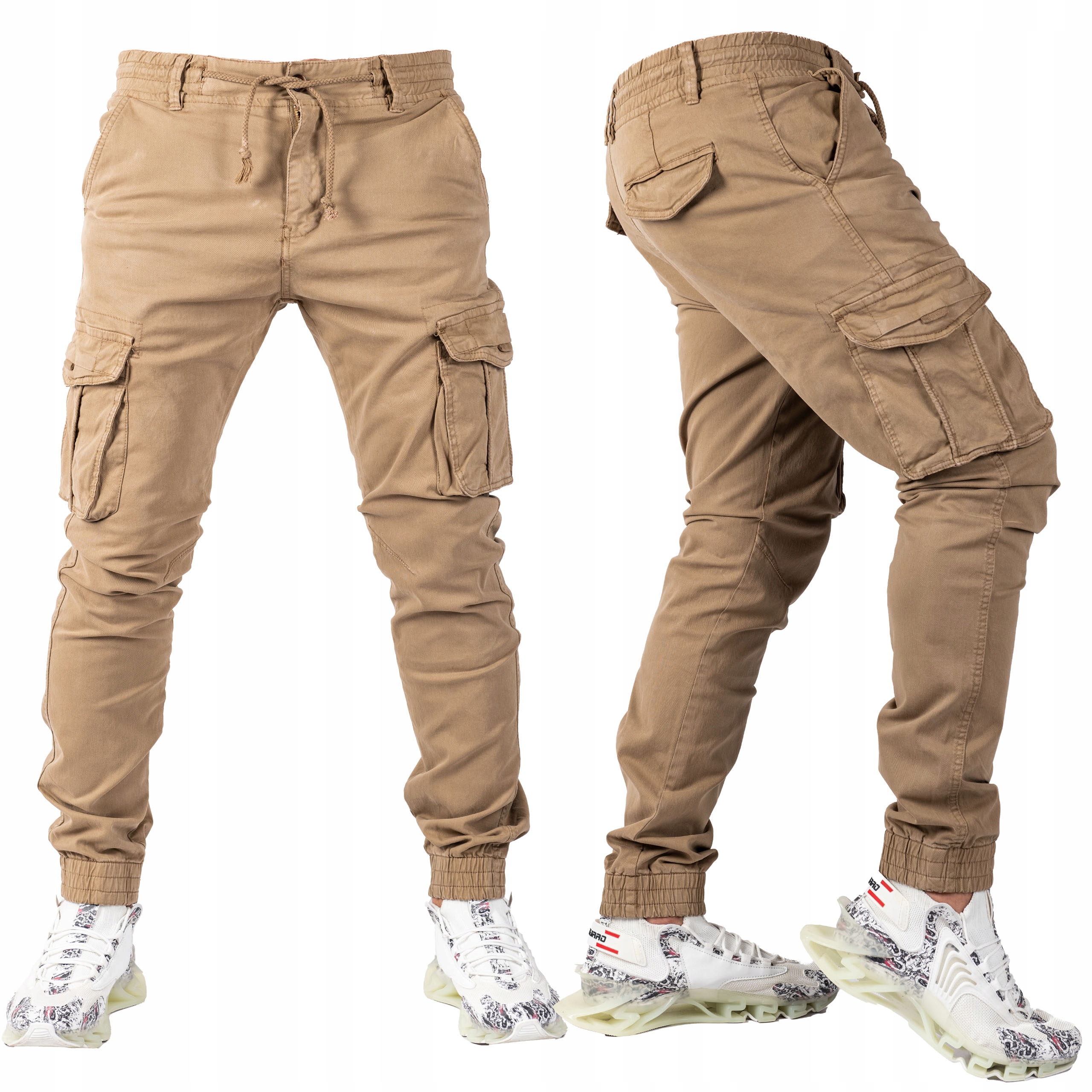 Pánské kalhoty Joggery kapsáče camel Doxel vel. 29