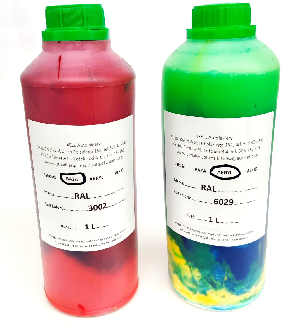 BAZA lub AKRYL BMW DUNKELBLAU 263 IXELL 55 Pojemność opakowania 1000 ml