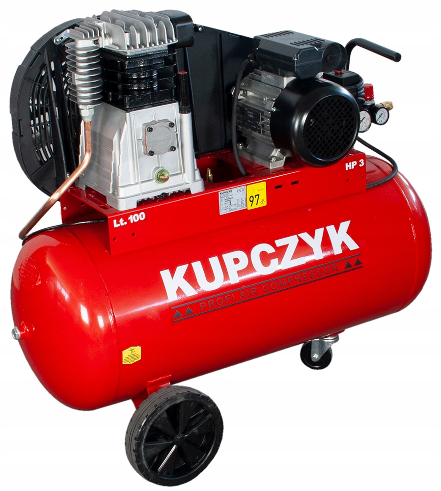 Kompresor tłokowa 230V Sprężarka B3800B 100L KK 495/100 Kupczyk Kod producenta KK 495/100M