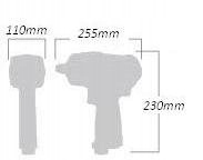 KLUCZ PNEUMATYCZNY 2000 NM 3/4 SATRA ASTA EAN (GTIN) 5902188475807