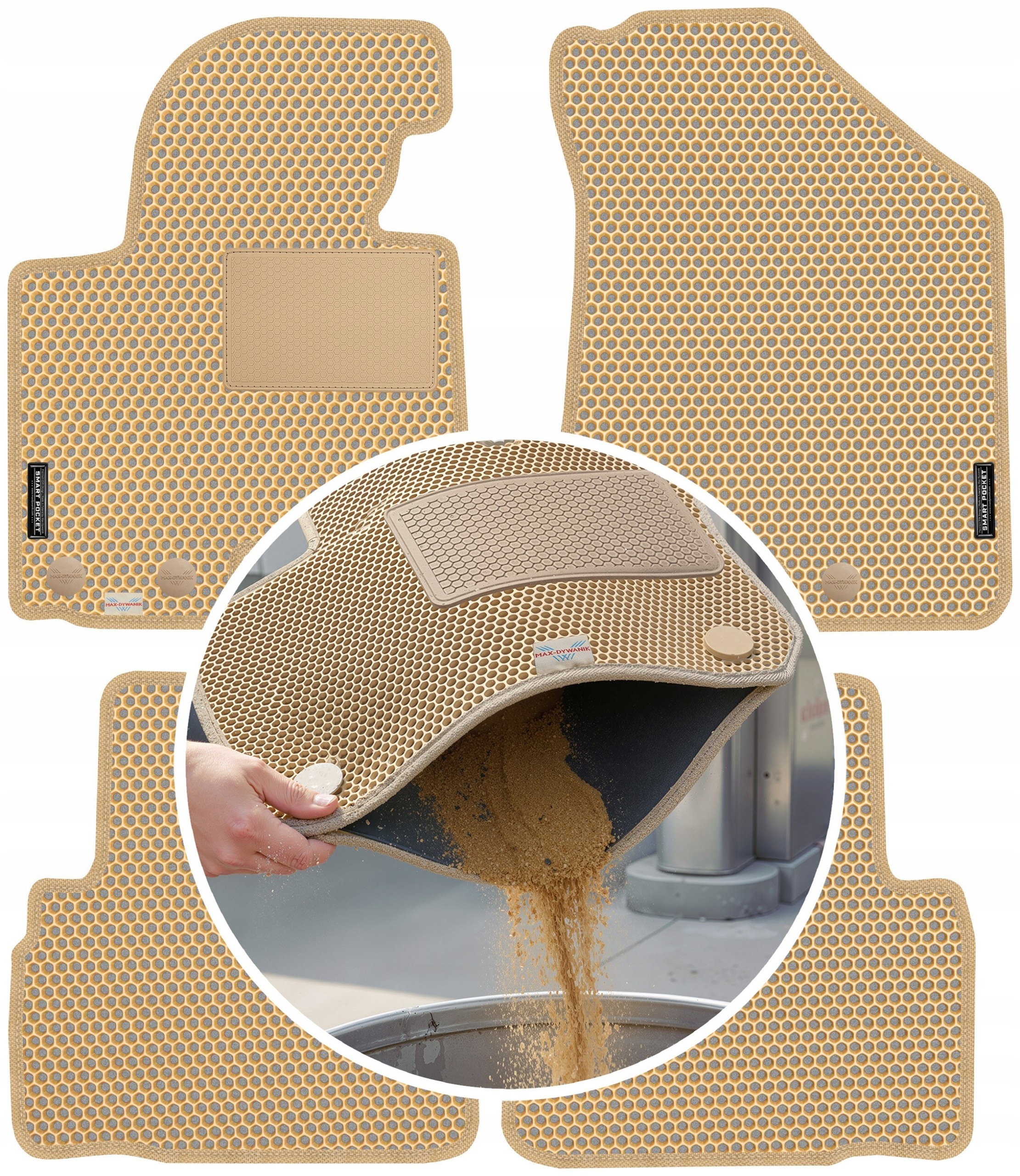 Hyundai ix35 2010-2015 Koberce Eva Smart Pocket