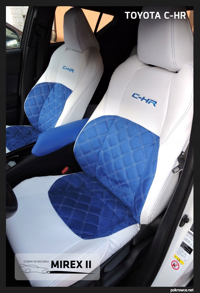 Pokrowce ze skóry i alkantary Toyota C-HR