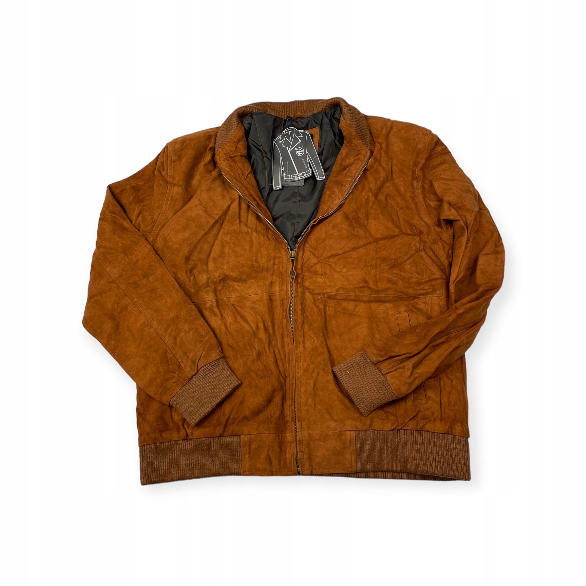 Dámská kožená bunda hnědá Real Leather XL