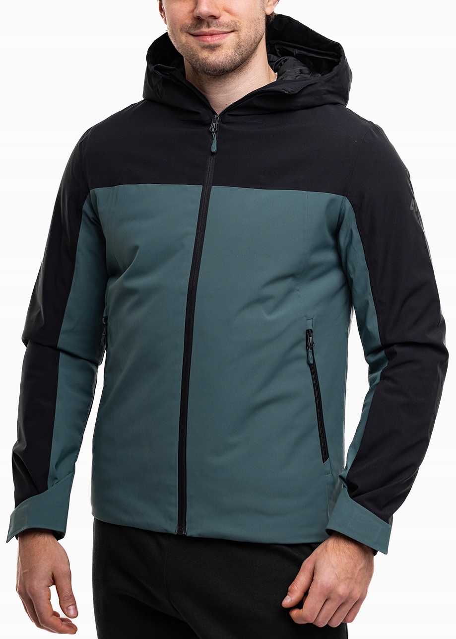 4F Kurtka męska z kapturem narciarska zimowa sportowa ciepła roz. XXL