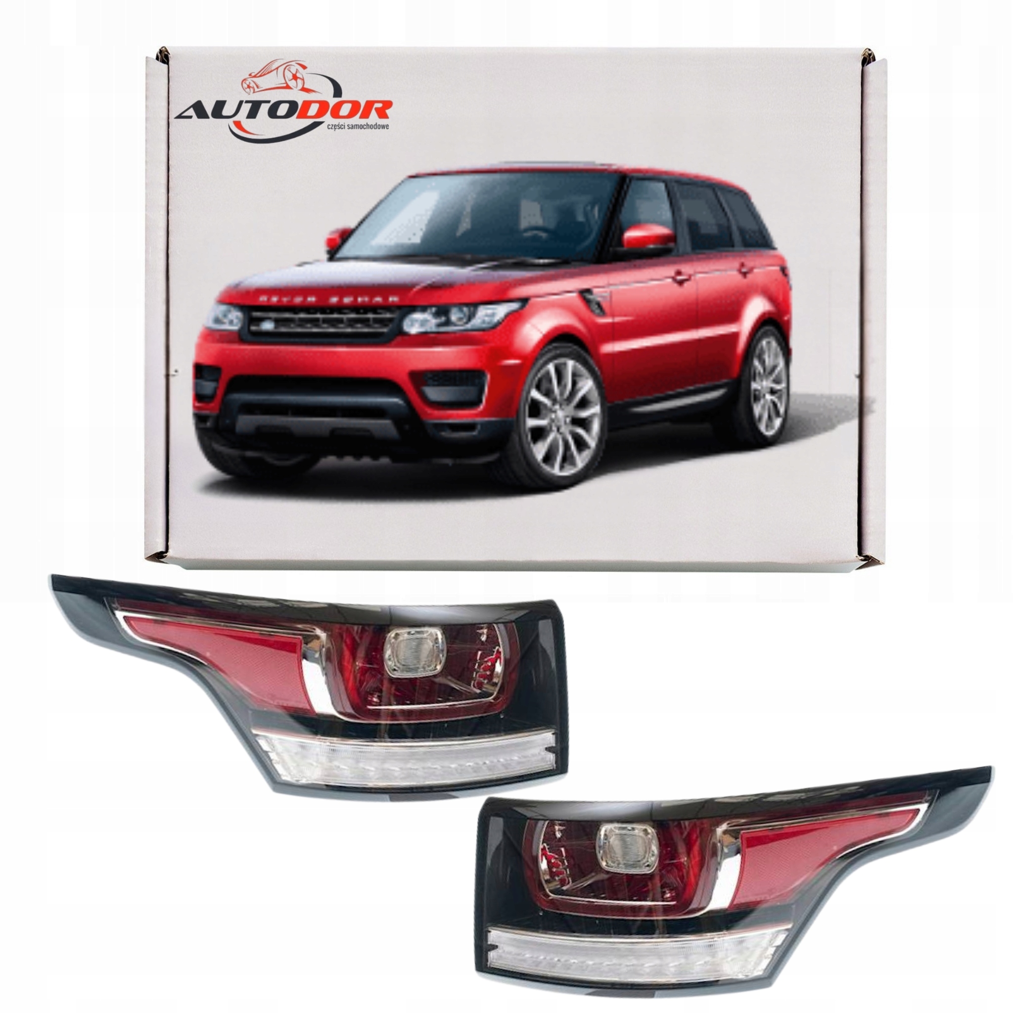 Range Rover Sport L494 2014-2018 Zadní Venkovní Led Světla Pravá+levá Sada