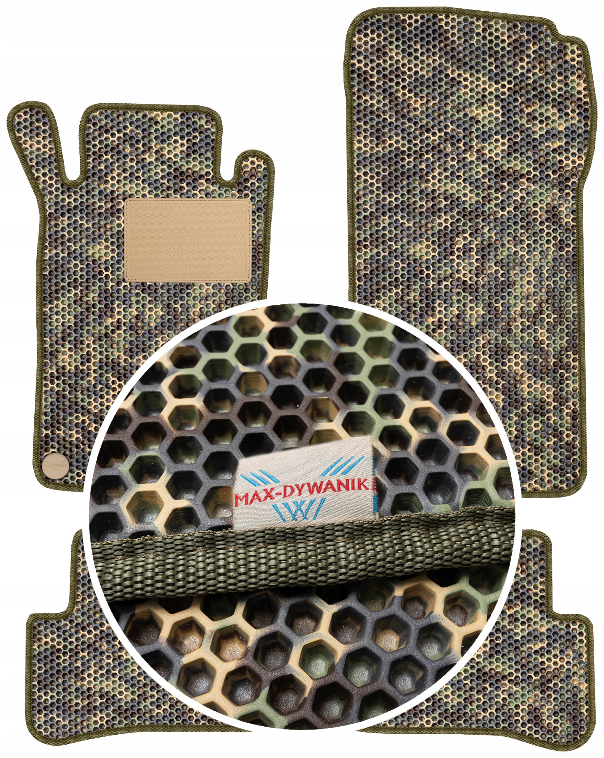 Mercedes C-Klasa W203 00-07 Gumové rohože do auta Eva Moro