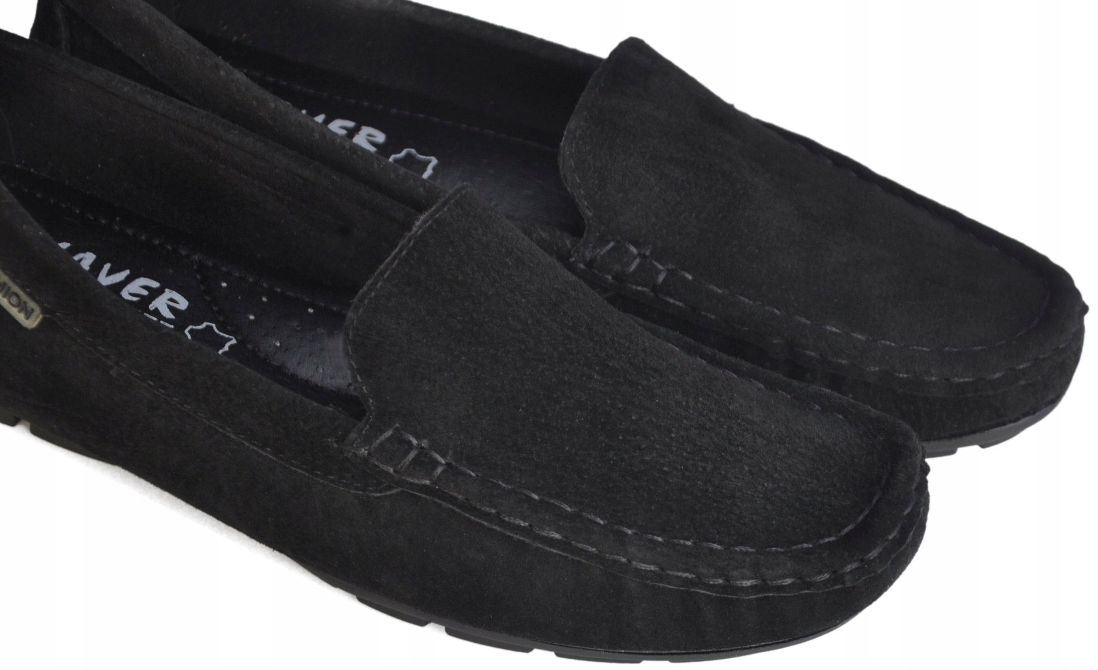 LINE2 Mokasyny CZARNE zgrabne wizytowe (36-41)r 40 Marka Inna marka