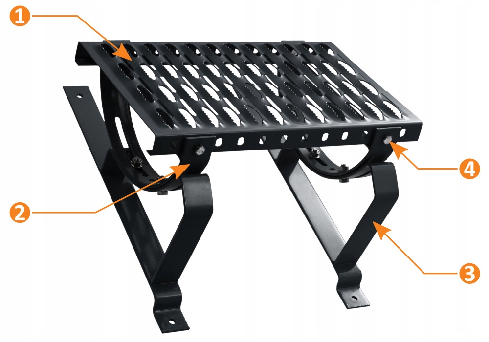 Ława kominiarska 60cm do blachodachówki KOMPLET Długość 60 cm