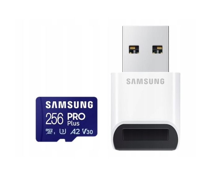 Samsung karta pamięci microSD z adapterem Pro Plus 256GB MB-MD256SB/WW