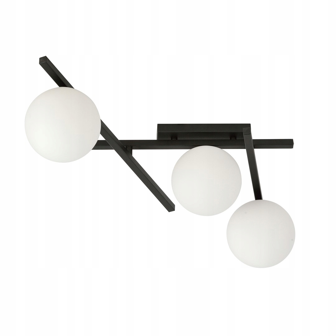 Stropná lampa Emibig Smart čierna 3xE14 10W Max Led