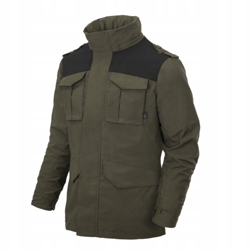 Vojenská taktická bunda Helikon Covert M65 Taiga Green/Černá vel. S