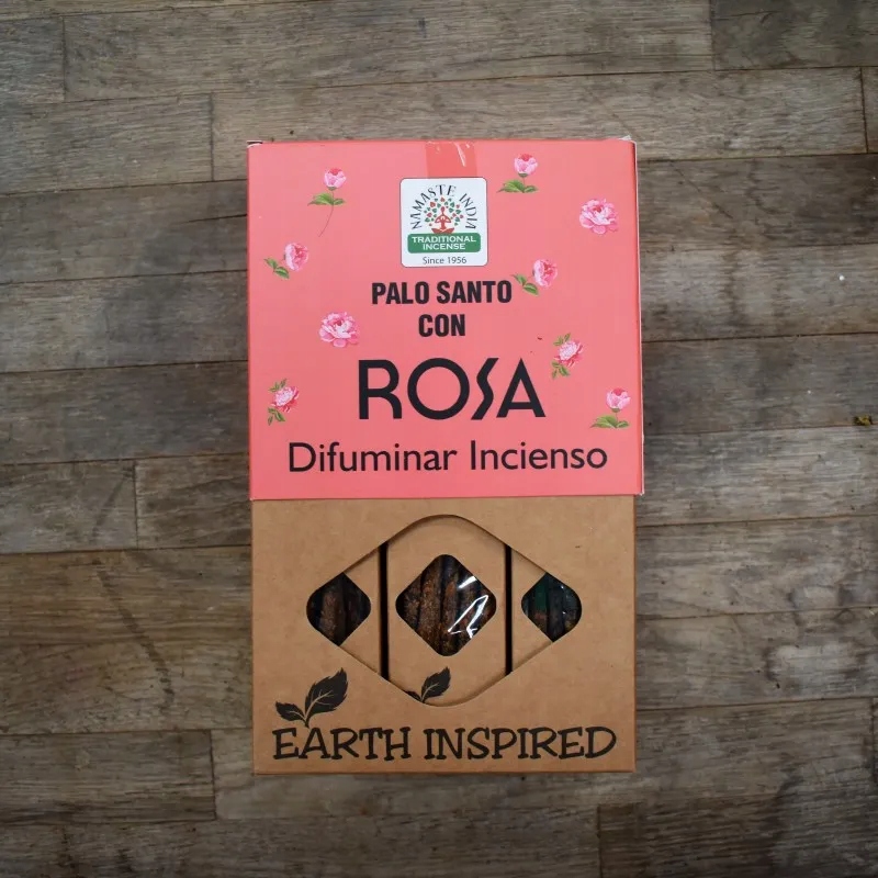 NAMASTE - Earth Palo Santo - Róża Kadzidło Zapach kwiatowy