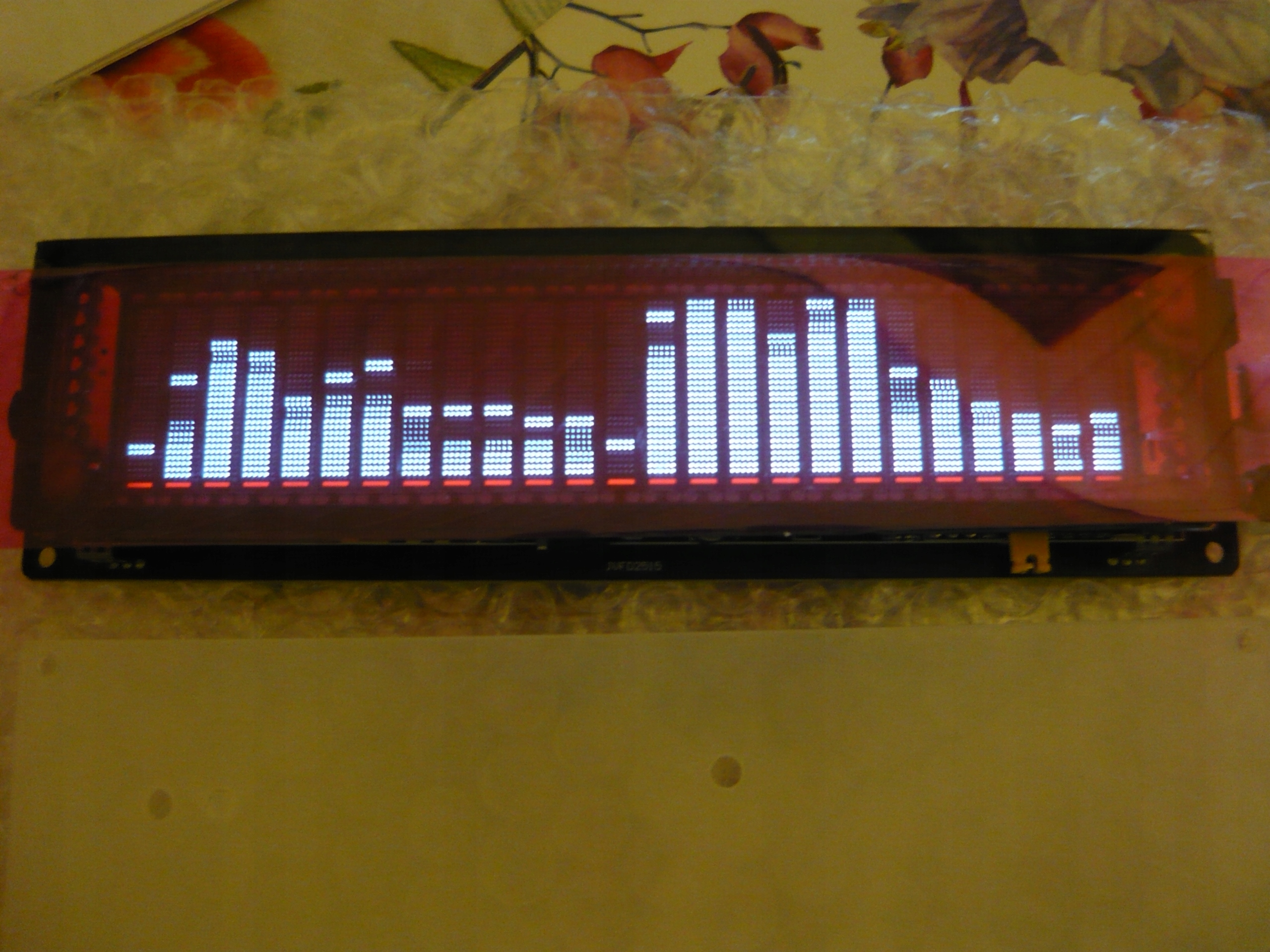 Analizator audio wskaźnik widmo Technics equalizer korektor spectrum VFD Model AK2515