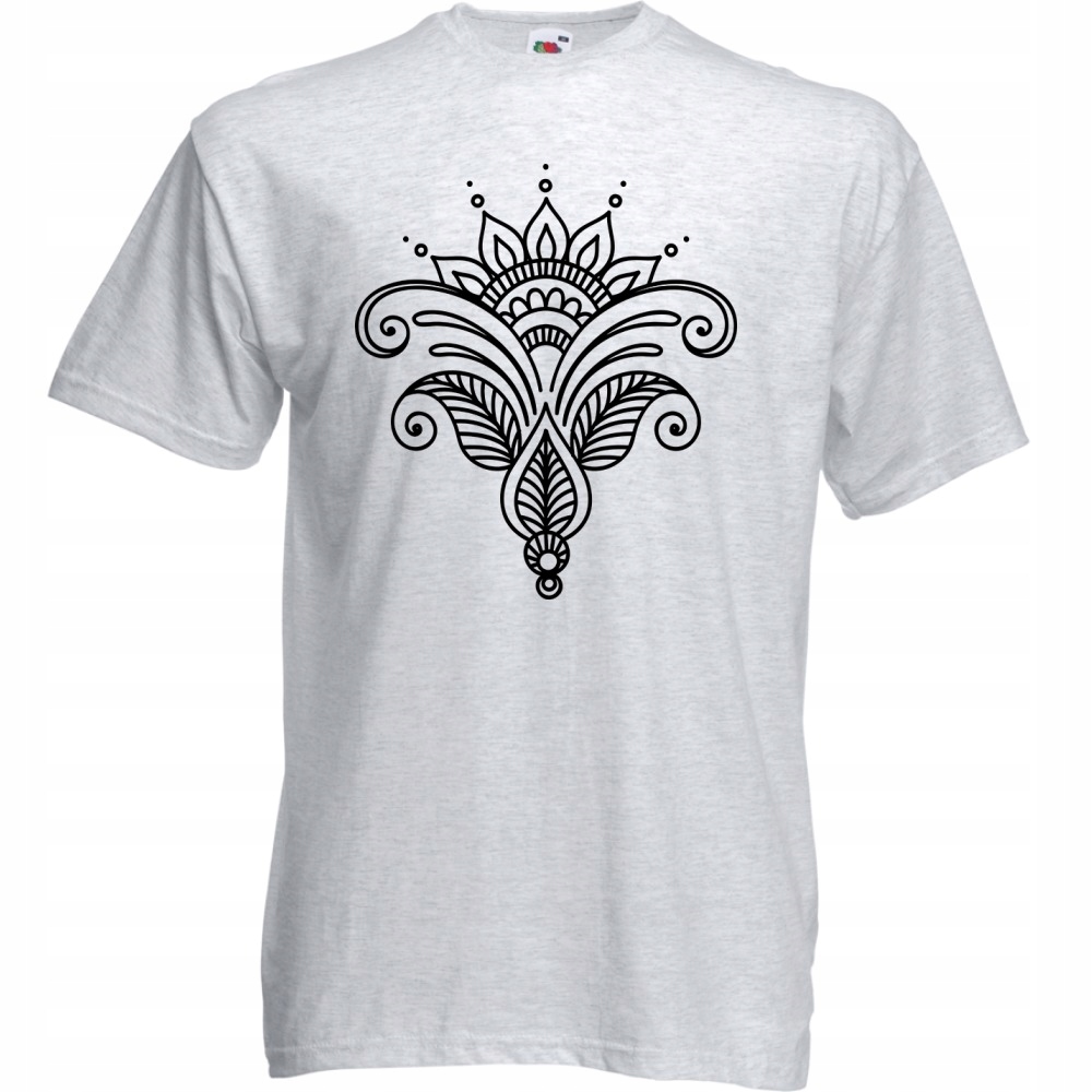 

Koszulka mandala symbol XXL ash szara