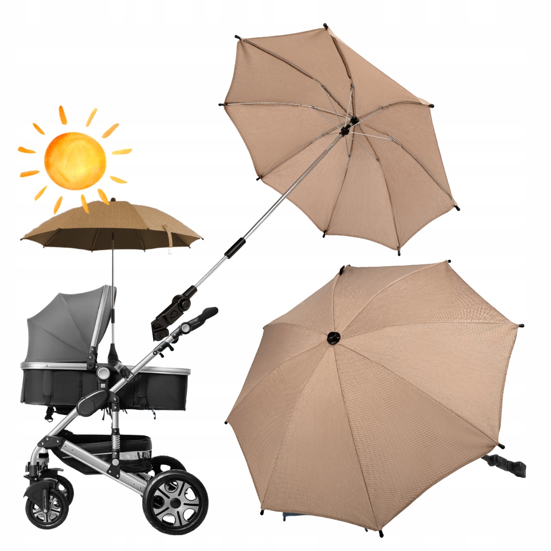 PARASOLKA PRZECIWSŁONECZNA DO WÓZKA KINDERKRAFT SPACERÓWKI GONDOLI UV50+