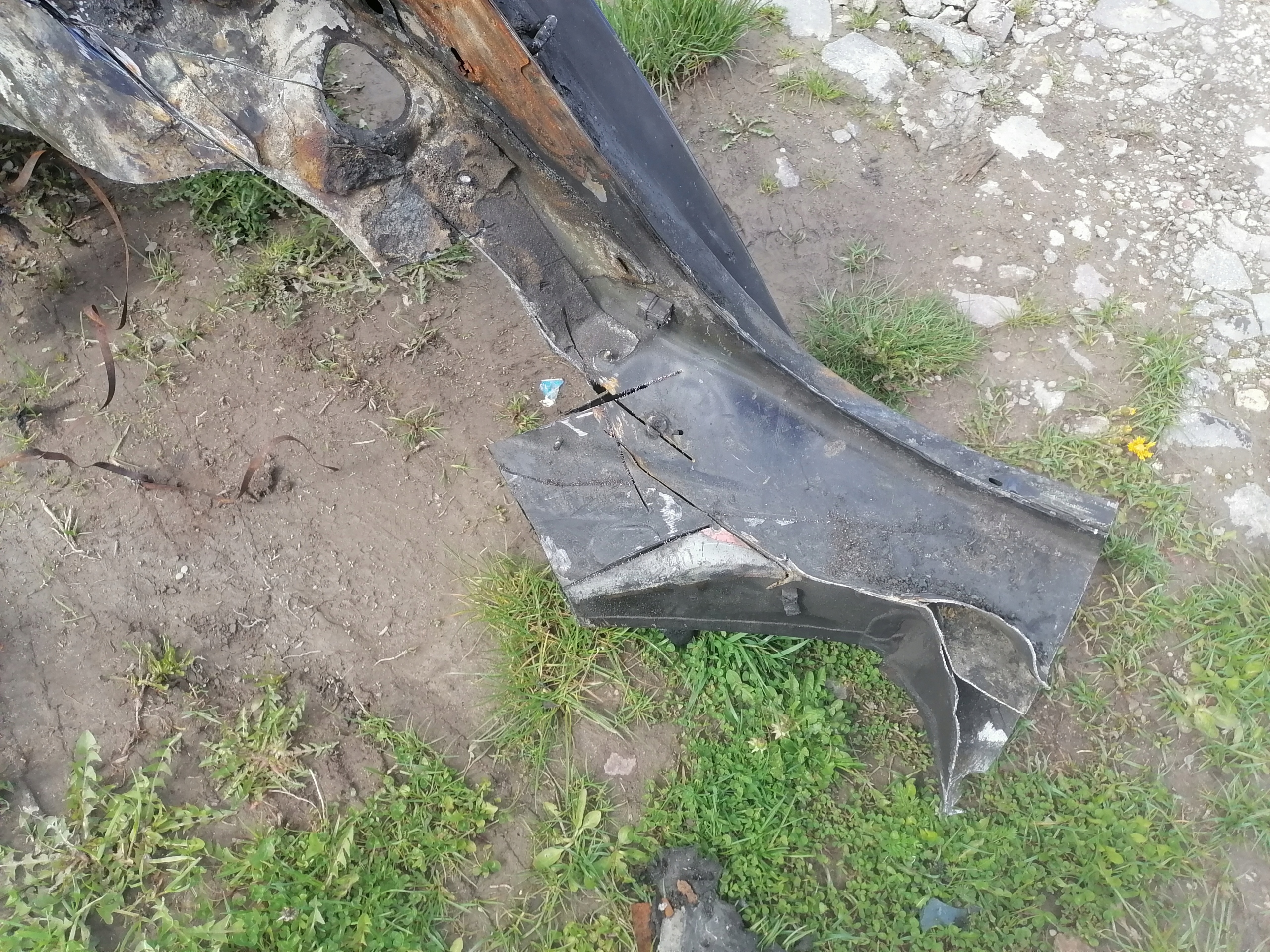 quarter left left rear part Audi a6 c8 sedan