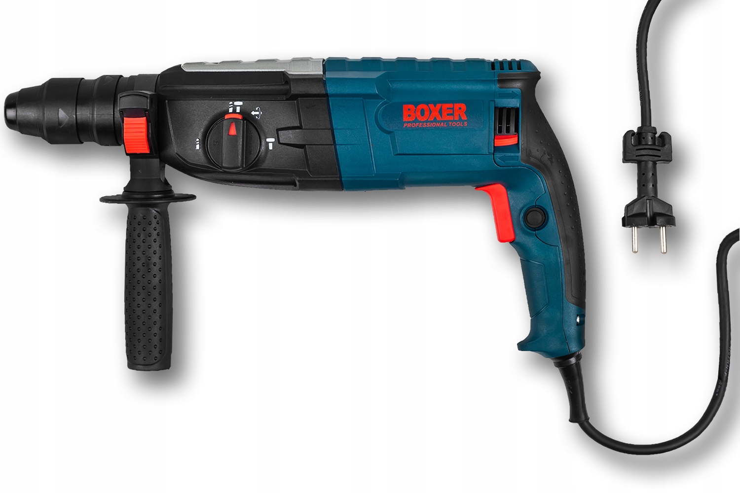 MŁOTOWIERTARKA MŁOT UDAROWY WIERTARKA SDS+ MOCNA WALIZKA DUŻY ZESTAW Marka Boxer