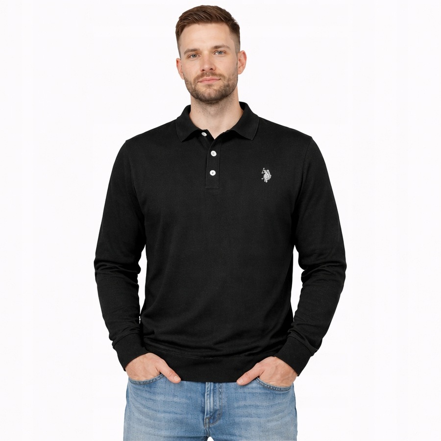 Pánský svetr U.s. Polo Assn. Carlo US42 173 057 002441 Černý