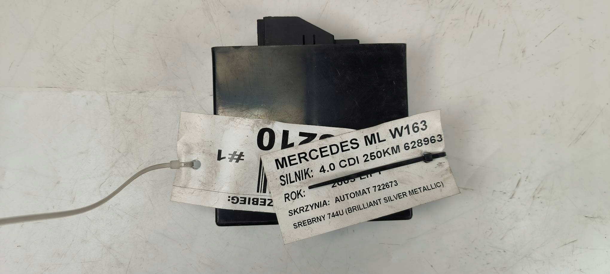 modulo luci A1635453332 MERCEDES W 163