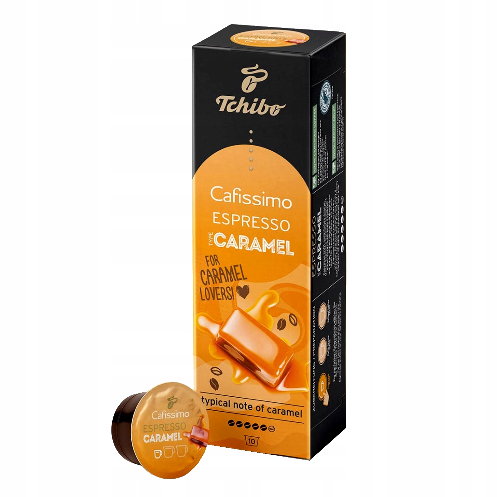 TCHIBO CAFISSIMO KAWA Espresso Caramel Karmel 10 kapsułek