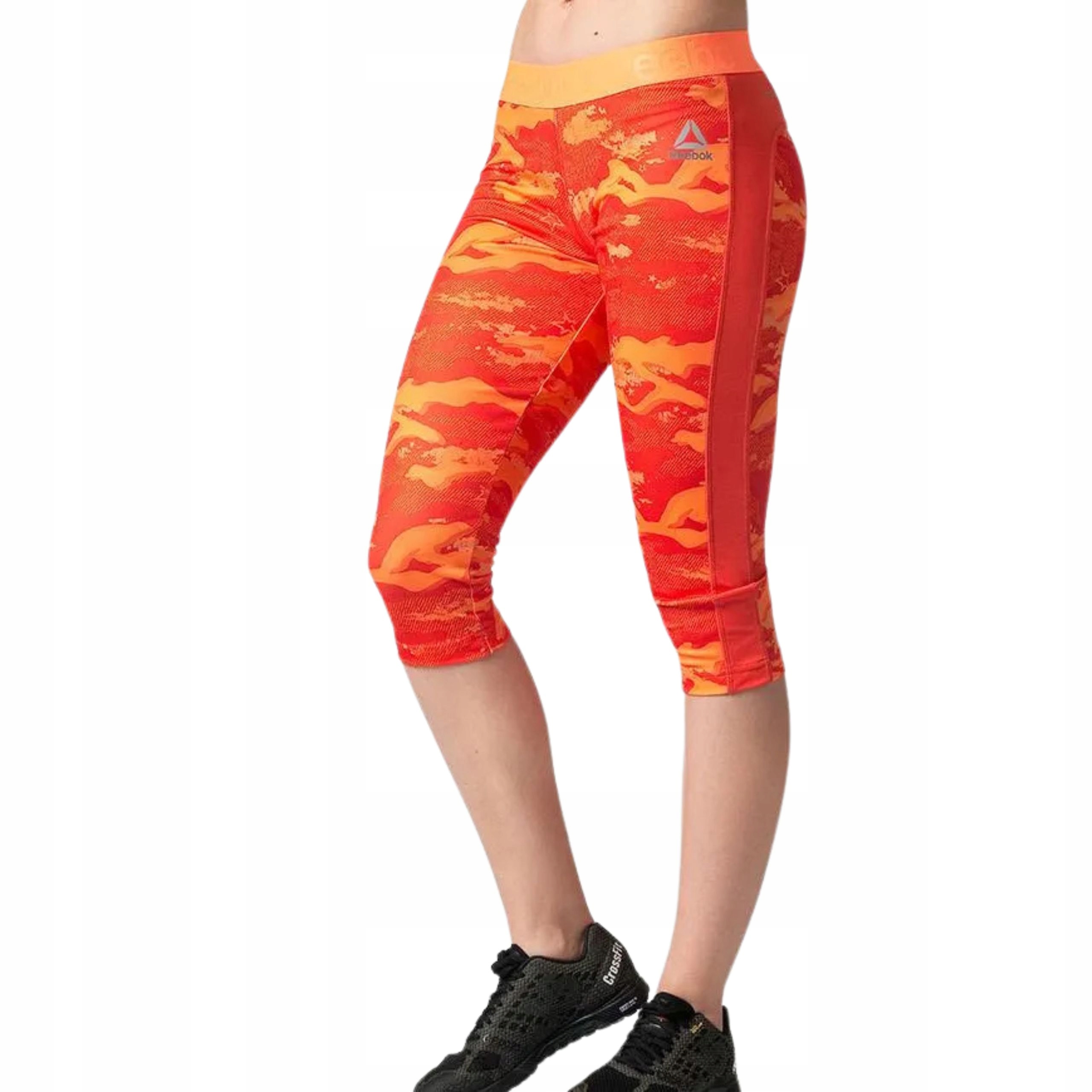 Damskie legginsy treningowe Reebok Wor Printed Sl S